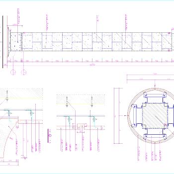 大理石包柱cad建筑图纸下载