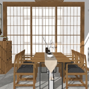 日式茶室sketchup模型，茶室草图大师模型下载