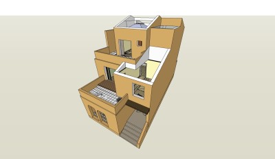 现代风格家装草图大师模型，家装sketchup模型下载